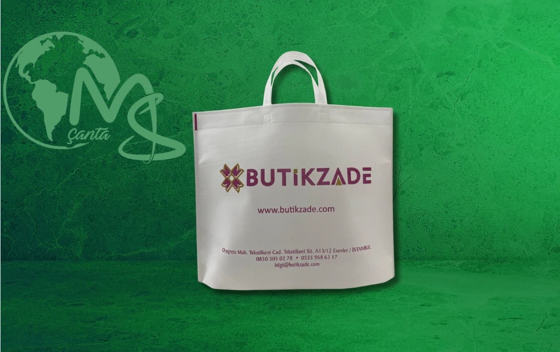 Alttan Körüklü Bez Çanta görsel 1