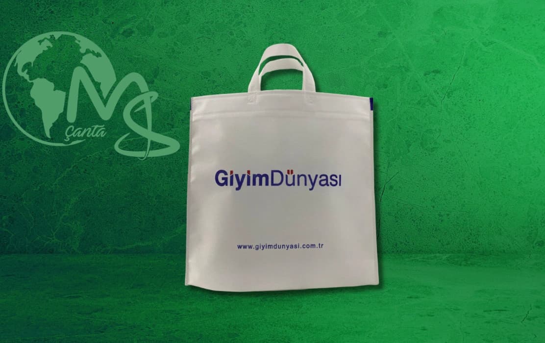 Alttan Körüklü Bez Çanta görsel 2